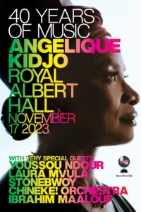 PMP: Angélique Kidjo to mark 40th career Anniversary Celebration in Royal Albert Hall
